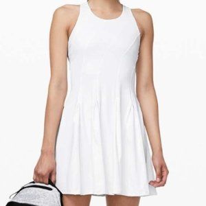 Lululemon Court Crush Tennis Dress White SIZE 6 NWT